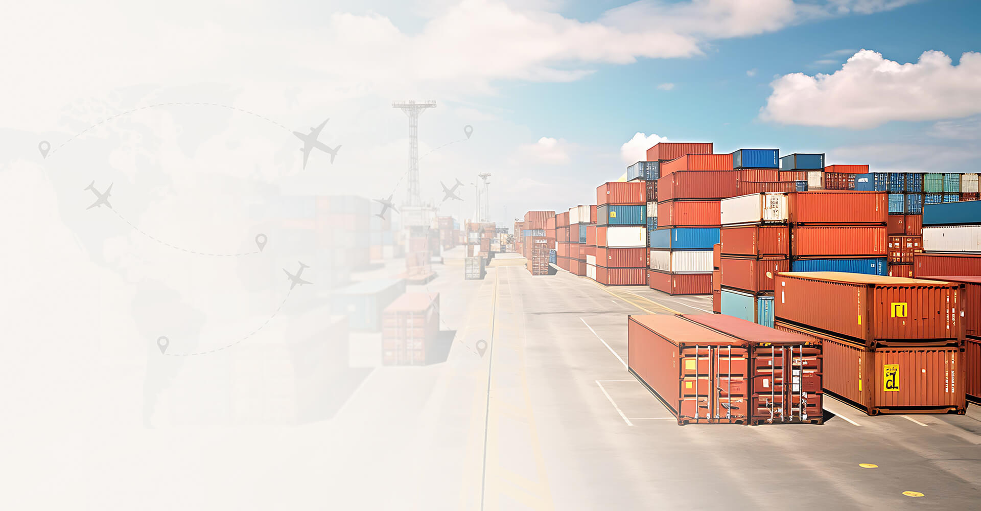 Truck driving on highway